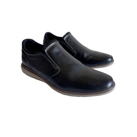 Florsheim Ignight Plain Toe Slip On Shoes (Color: Black) 11.5 - Picture 2 of 8